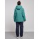 Ski costume female winter, size 54, green color