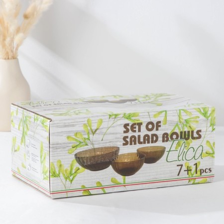 Elica salad bowl, 8 items: 6 pcs 270 ml, 2 pcs 900 ml-4
