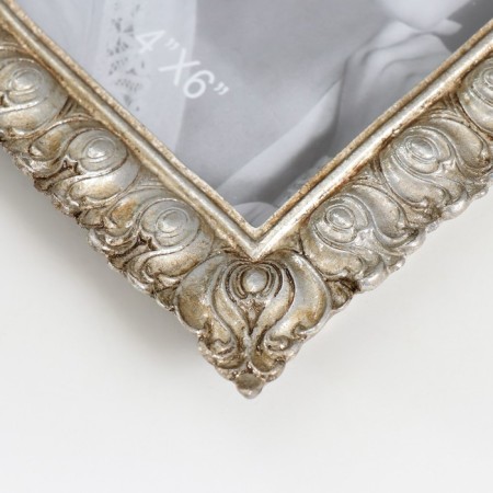 Photo frame Polystone 10x15 cm "Greek pattern" gold 18.5x14 cm-2