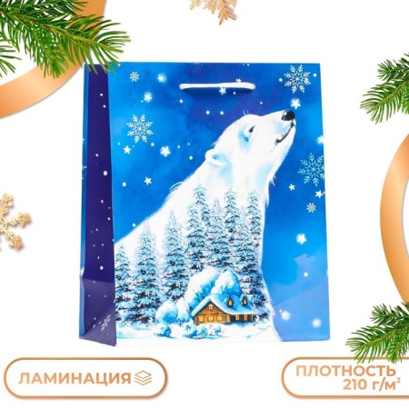 Gift Package "Winter Forest", 18 x 22.3 x 10 cm