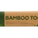 Bamboo denture hard in the box, blue