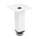 Square support OKV001WH tundra, D = 25x25 mm, h = 100 mm, white color