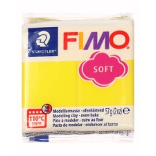 Plastic - polymer clay, 57 g, Soft, lemon