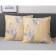 Pillowcase "Beatrice", size 70x70 cm - 2 pcs, yellow color