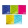 Notebook of 48 sheets in the Calligrata Mosaic cage, covered cardboard, block No. 2, whiteness 75% (gray sheets), mix
