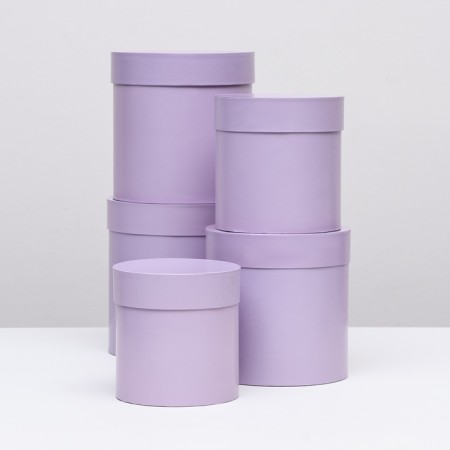 Set of round boxes 5V1 PERVAMOTROL LOOK ", 20 × 20 –15 × 15 cm