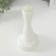 Glass of glass per 1 candle "Hecate" white d = 2.5 cm 8x8x17.5 cm