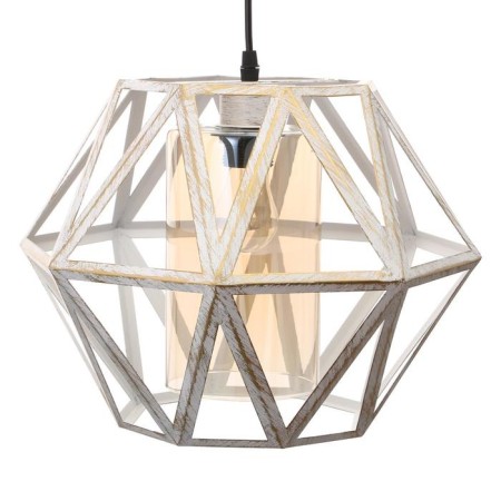Lamp Bayerlux 88316/1 E27 40W White with a gold patina 34x34x26-126 cm-3