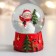 Souvenir Polystone Water Ball "Snowman with a Christmas tree" 4.5x4.5x6.5 cm