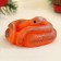 Figure soap "Snake Heart" orange, 85g