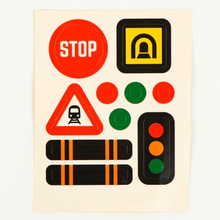 Children's stop, with traffic signs for the railway, 15 × 12.5 × 11 cm-9