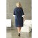 Women's dress, size 52, blue color