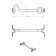 Wind KR-100 Hook, zinc coating