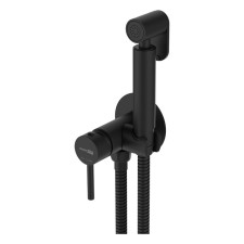 Shower mixer Wasserkraft A70638, single -leaf, hygienic watering can, black