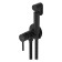 Shower mixer Wasserkraft A70638, single -leaf, hygienic watering can, black