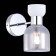 Wall lamp EVOLUCE. Sle1045-101-01. Vento. 1x40 W, E14, 11x19 cm, color chromium