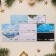 A set of envelopes of "Happy New Year!" 16 x 8 cm, 8 pieces