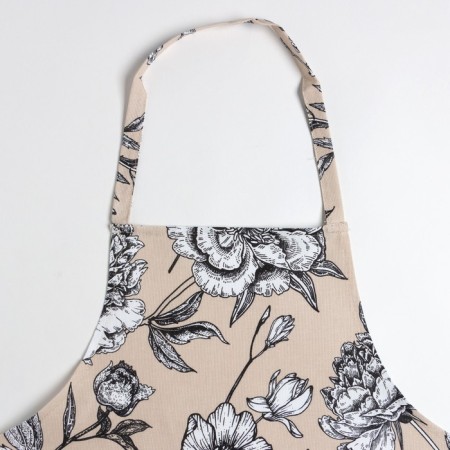 Apron "Dolyana" Blooming Garden 60x70 cm, 100% cotton, 164 g/m2-1