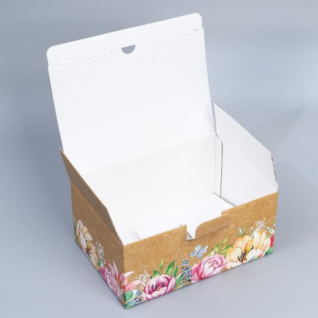 Box Gift team, packaging, “Happy Women's Day”, March 8, 22 x 15 x 10 cm-5