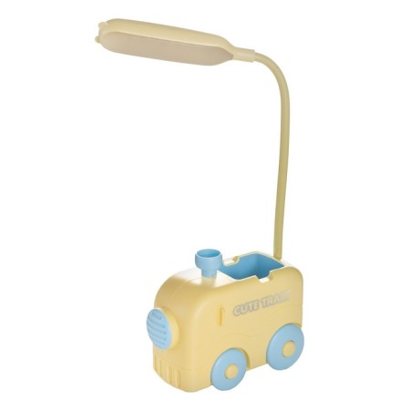 Table lamp "steam locomotive" LED 1.5W USB AKB yellow-blue 11.5x34 cm Risalux-12
