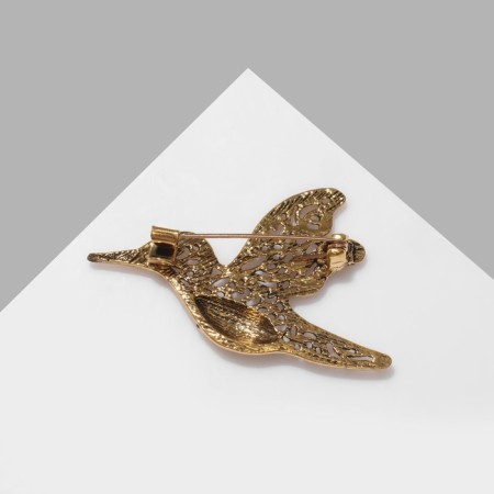Book "Bird" hummingbirds, color black gold-1