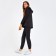 Female set (sweatshirt, pants) minku: Home Comfort Black color, rr 54