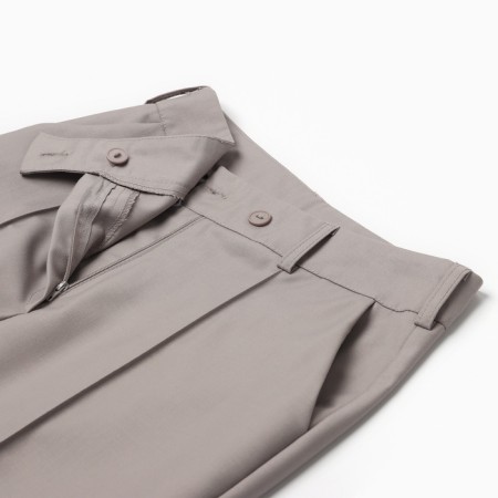 Women's pants Minaku: Casual Collection Beige Color, Rr. 52-6