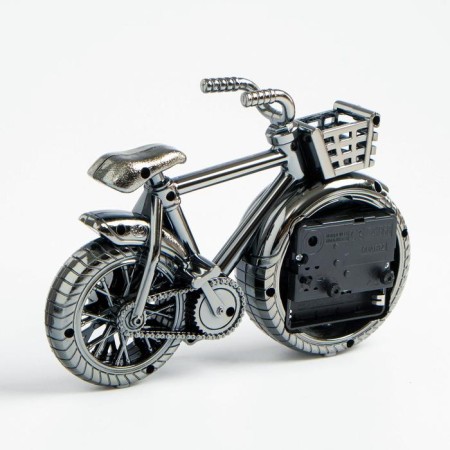 Clock - alarm clock "Bicycle", discrete move, D -7 cm, 13.5 x 18.5 cm, aa-2
