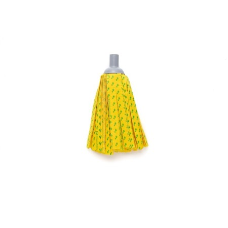 Nazadka for a mop with threads, tape microfiber, yellow color