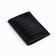 Passport cover, 5 pockets for cards, crocodile, black color
