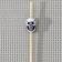 Skewers El Dia de Muertos, 25 pcs, 12 cm, bamboo, white color