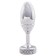 Anal sleeve DOXY BUTT PLUG RIBBED, D-3.3, aluminum