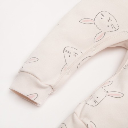 Combineson crumb I am a "bunny", height 62-68 cm, beige color-3
