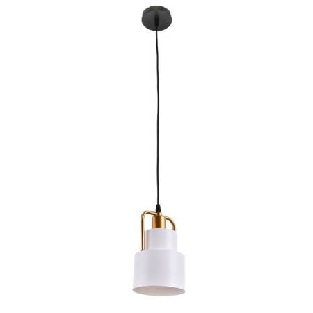 Lamp Bayerlux 1657/1wt E27 40W white-gold 12.5x12.5x22-122 cm
