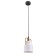 Lamp Bayerlux 1657/1wt E27 40W white-gold 12.5x12.5x22-122 cm