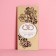 Wooden Carved "Wedding" envelope, rings, 16.5 x 8 cm
