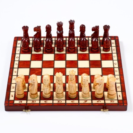 Chess Polish Madon, Manual Work, 49 x 49 cm, King H = 12.5 cm Pig H-6.5 cm-2