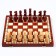 Chess Polish Madon, Manual Work, 49 x 49 cm, King H = 12.5 cm Pig H-6.5 cm