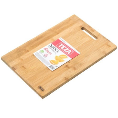 Defense board with a rectangular pen Bianca, 40x26x1.5 cm, bamboo-1