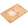 Defense board with a rectangular pen Bianca, 40x26x1.5 cm, bamboo