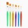 Drawing brush set 6 pcs. Synthetics are flat "Sun"