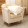Soft toy "cat", 70 cm, beige color