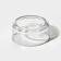 Glass form for storage of products ABAN, 410 ml
