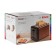 Toster Bosch Tat4P429, 970 W, 6 frying modes, 2 toasts, brown-black