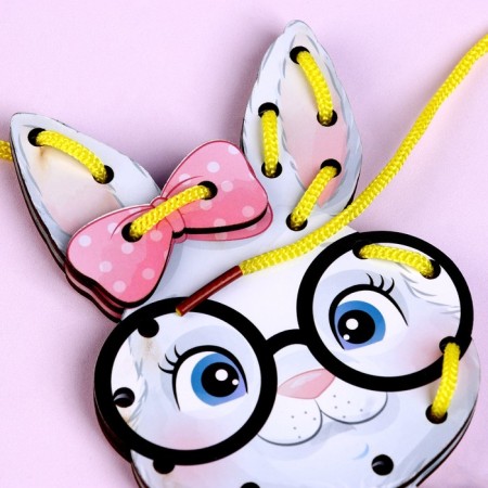 Children's lacing "Bunny" 17 × 15 × 0.3 cm-2