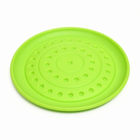 Frisby "UFO", 18.6 cm, hard thermoplastic rubber, green-5