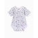 Body baby with short sleeve "Bunny", white/pink color, height 68