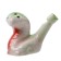 Ceramic whistle "Snake", 3.5 × 7 × 5 cm