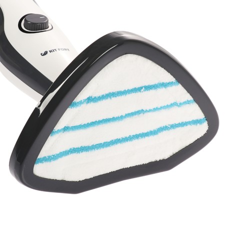 Steam mop KitFort KT-1006, 1500 W, 450 ml, cord 5 m, black and white-4