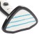 Steam mop KitFort KT-1006, 1500 W, 450 ml, cord 5 m, black and white